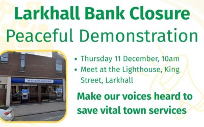 Larkhall Community Stands Against Bank Closure
