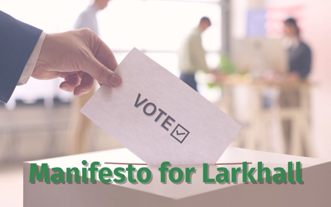 Manifesto for Larkhall Launched ahead of Scottish Parliament Election 