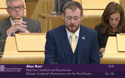 Local MSP Recognises Larkhall Plan Partnership in Scottish Parliament