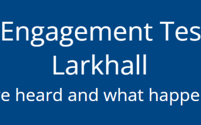 NHS Lanarkshire thanks Larkhall partners and community following engagement project